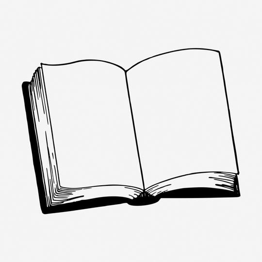 Blank book placeholder